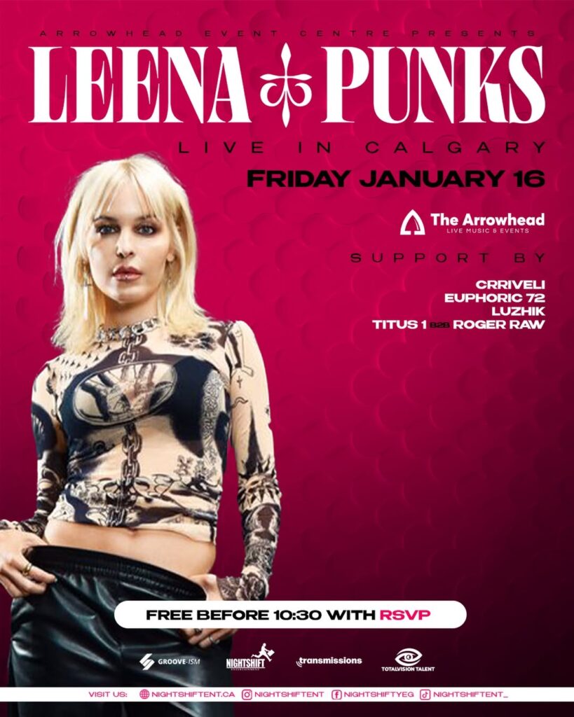 Leena Punks The Arrowhead Calgary event by Grooveism